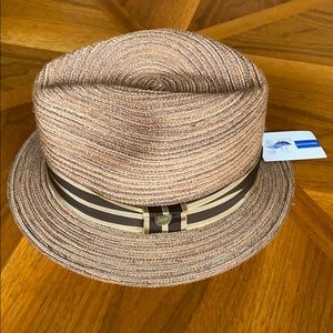 Stetson hat brown stripe
